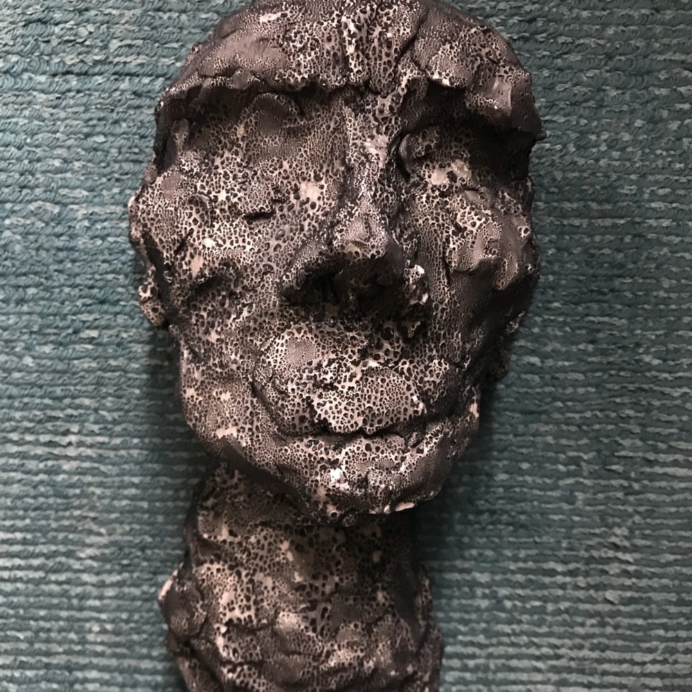 Hand Crafted Fired Clay Face